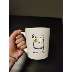 Thug Life Dog Mug